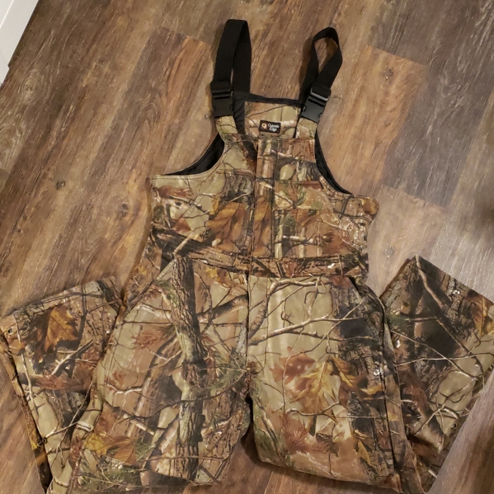Men's Outside Edge Insulated Camo Overalls